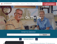 Tablet Screenshot of antennasdirect.com